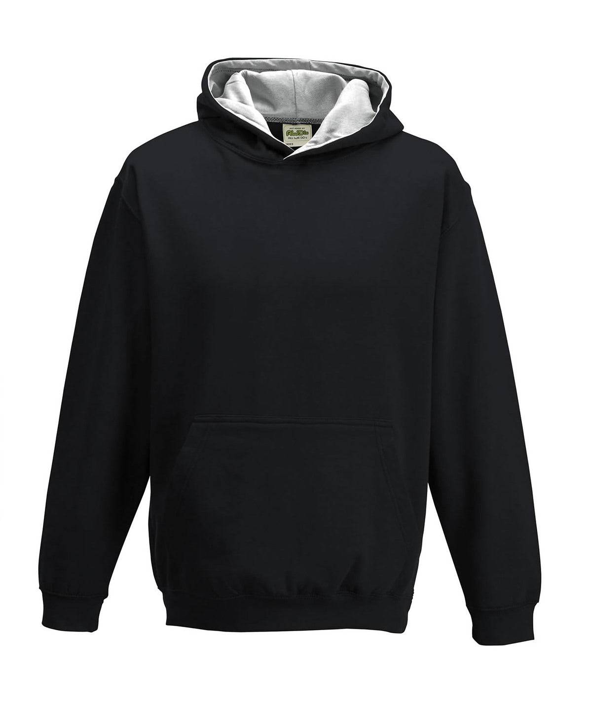 Jet Black/Heather Grey - Kids varsity hoodie