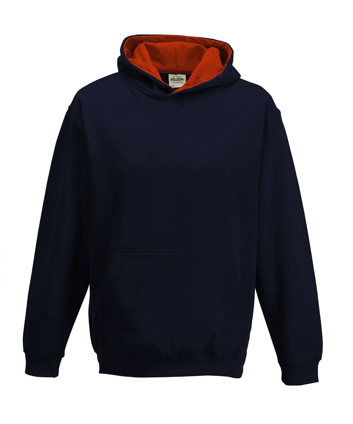 New French Navy/Fire Red - Kids varsity hoodie