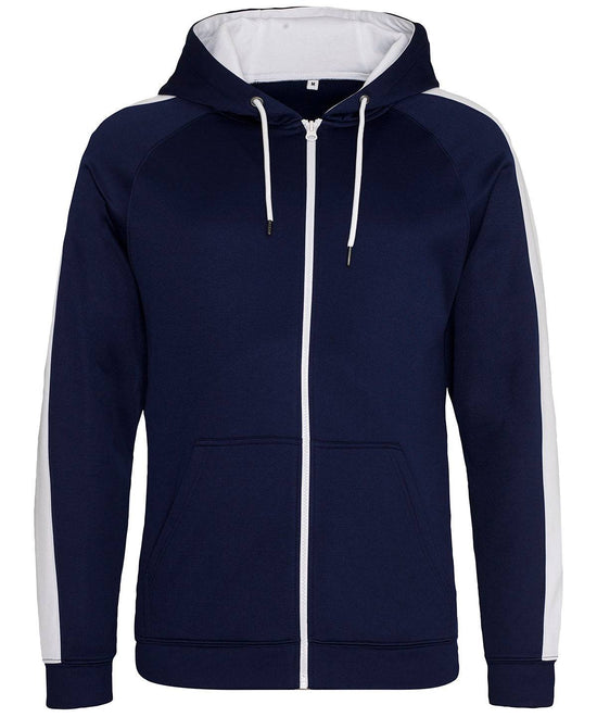 Oxford Navy/Arctic White - Sports polyester zoodie