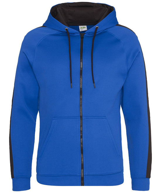 Royal Blue/Jet Black - Sports polyester zoodie