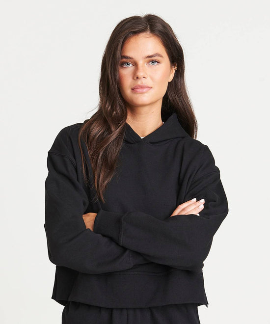 Deep Black - Women’s relaxed hoodie