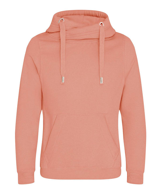 Dusty Pink - Cross neck hoodie