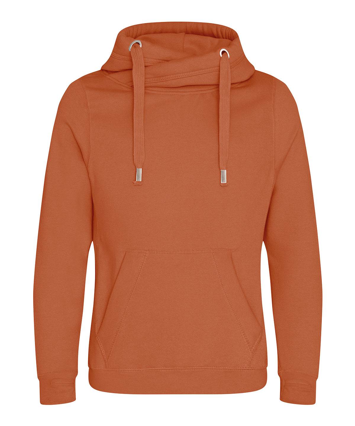 Ginger Biscuit - Cross neck hoodie