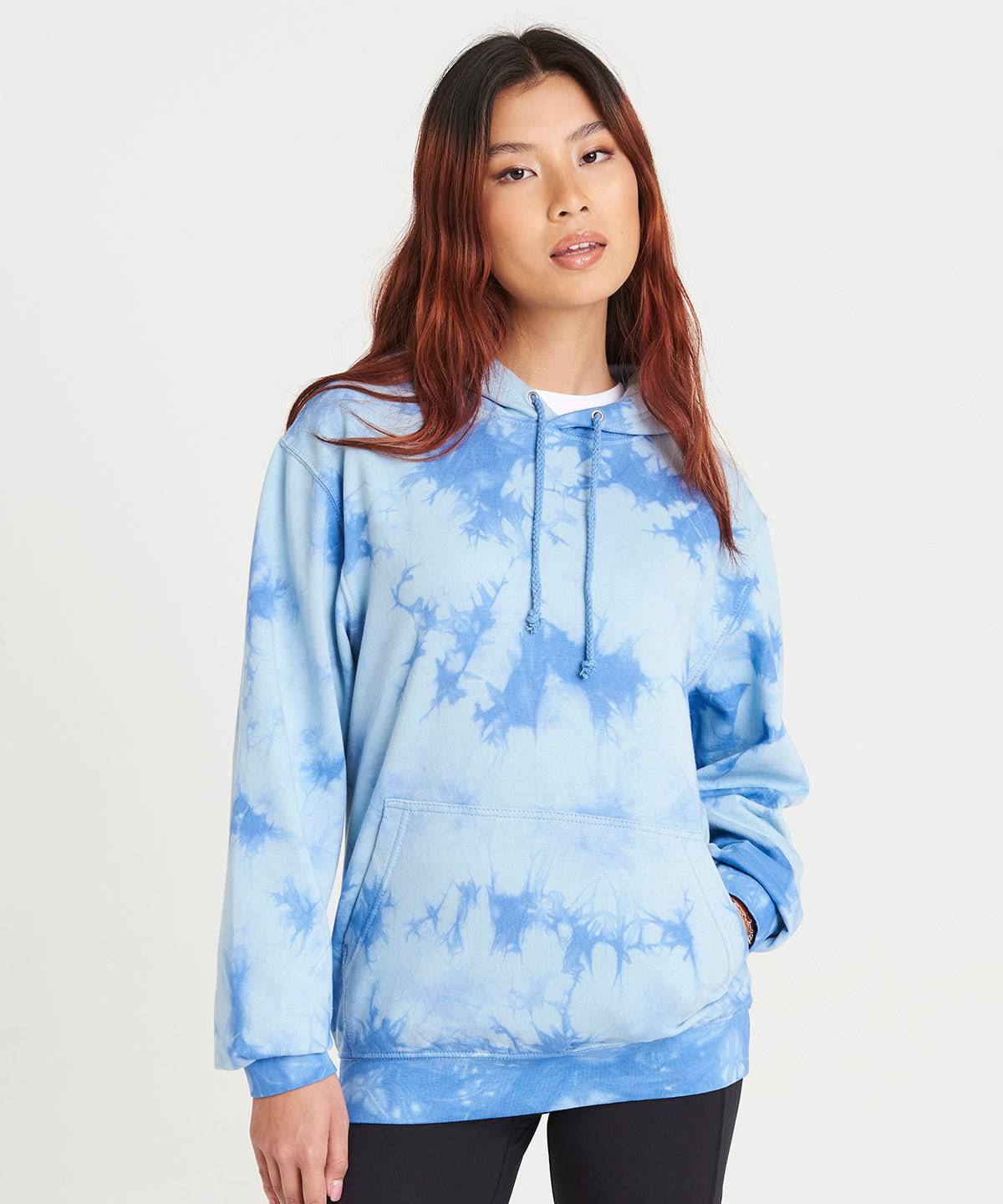 Grey Pink Marble - Tie dye hoodie