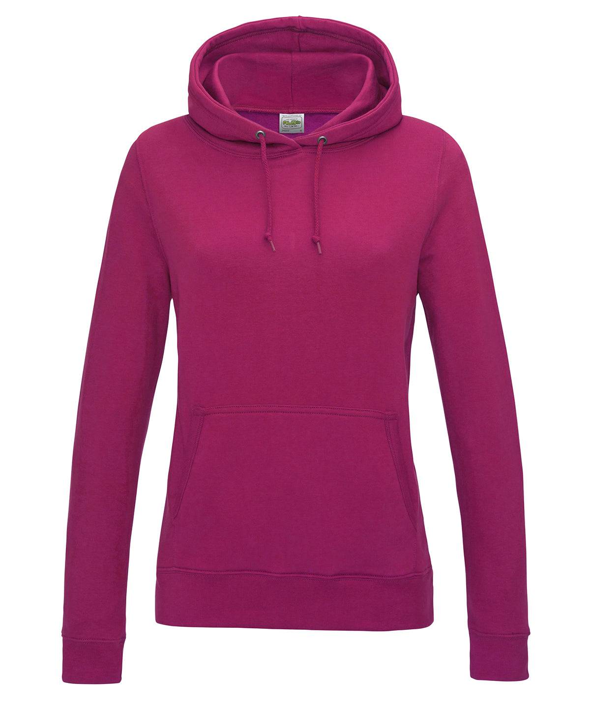 Hot Pink - Women's College Hoodie