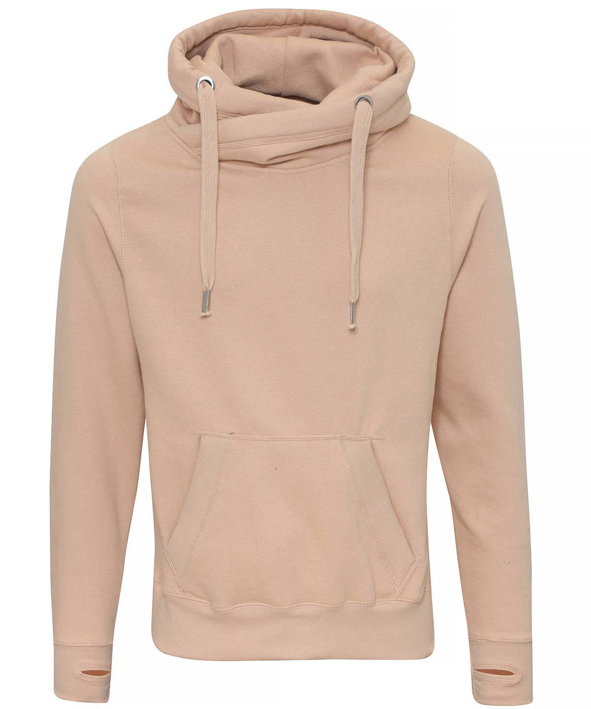 Nude - Cross neck hoodie