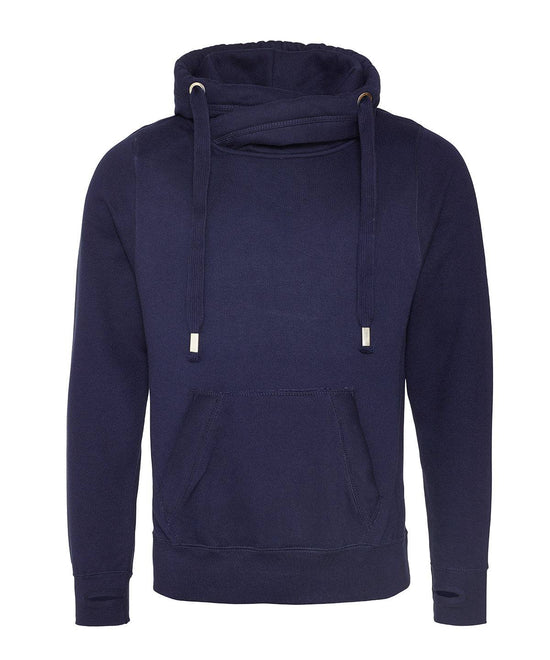 Oxford Navy - Cross neck hoodie