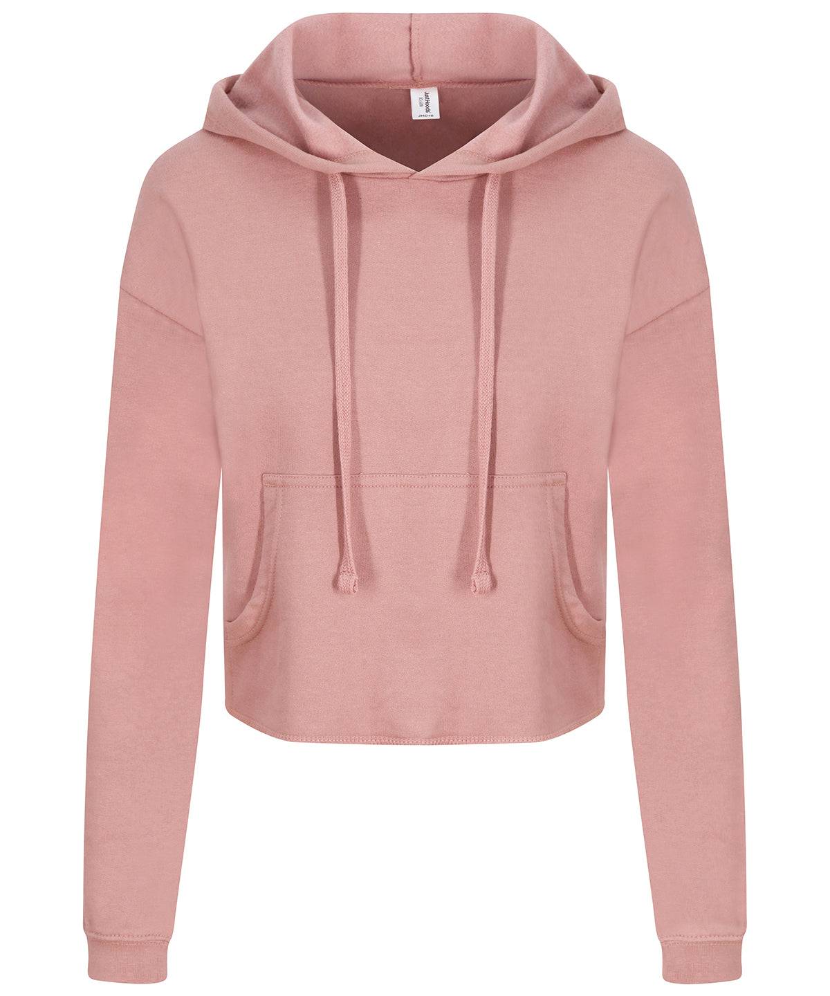 Dusty Pink - Women's cropped hoodie