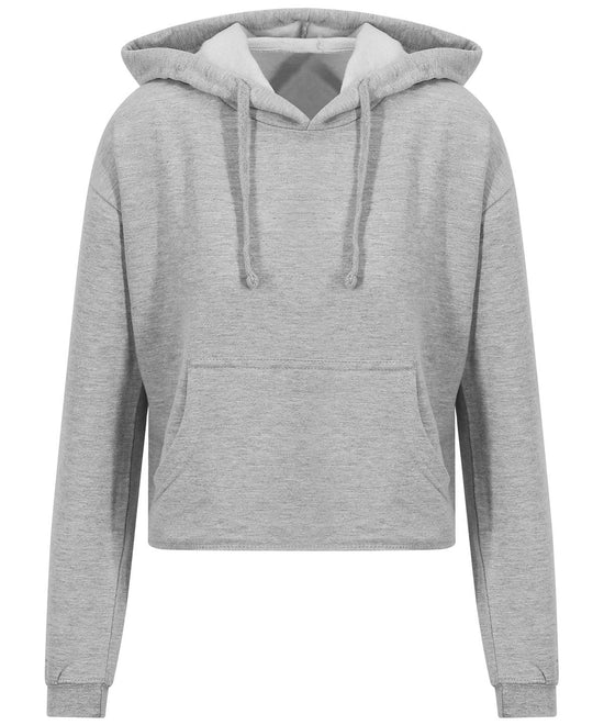 Heather Grey - Women's cropped hoodie