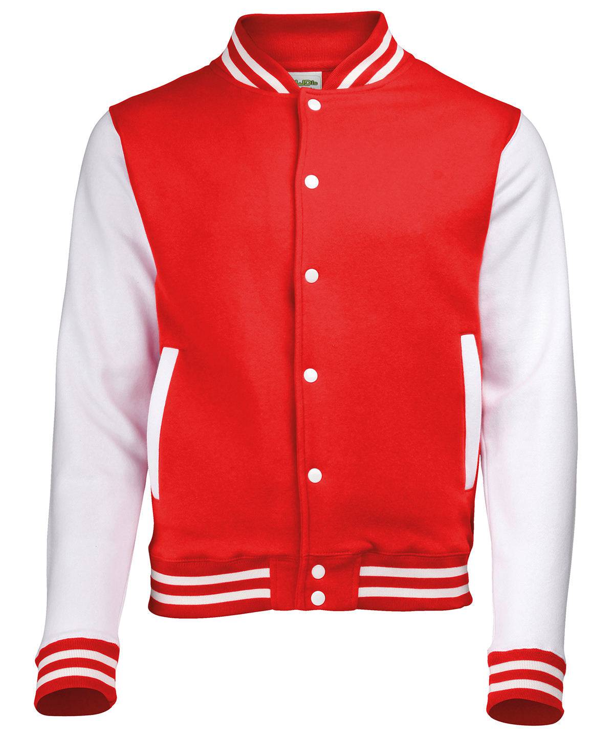 Fire Red/White* - Varsity jacket
