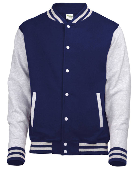 Oxford Navy/Heather Grey - Varsity jacket