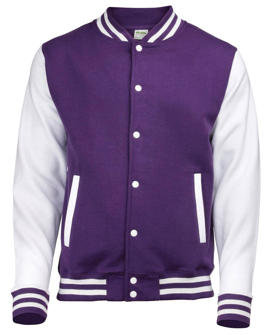 Purple/White - Varsity jacket