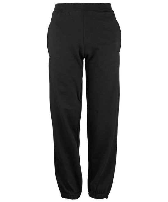 Jet Black - Kids cuffed sweatpants