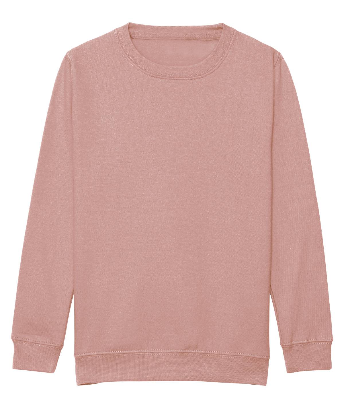 Dusty Pink - Kids AWDis sweatshirt