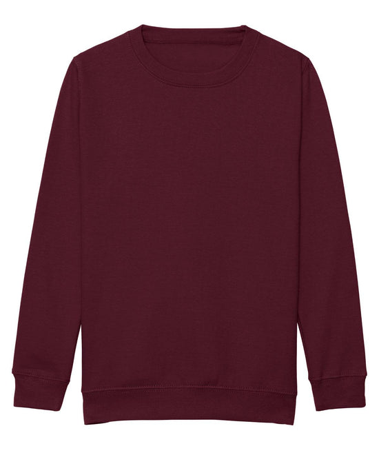 Burgundy - Kids AWDis sweatshirt