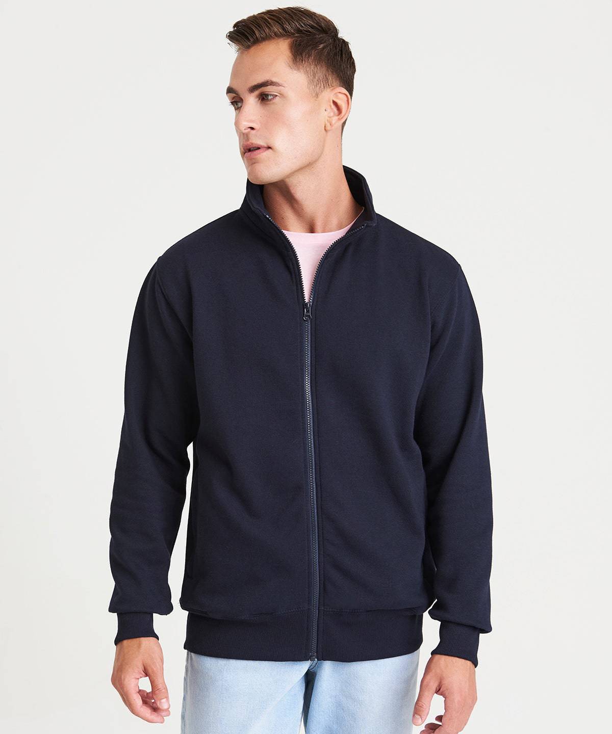 Charcoal - Campus full-zip sweatshirt