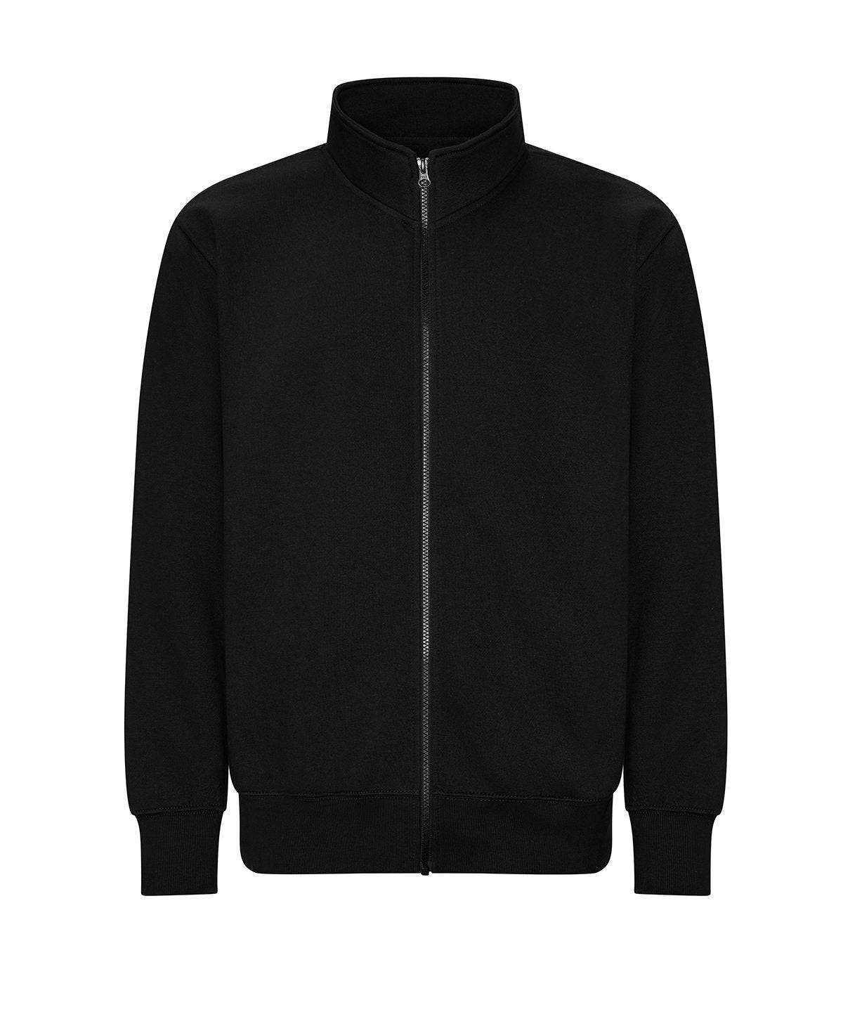 Deep Black - Campus full-zip sweatshirt