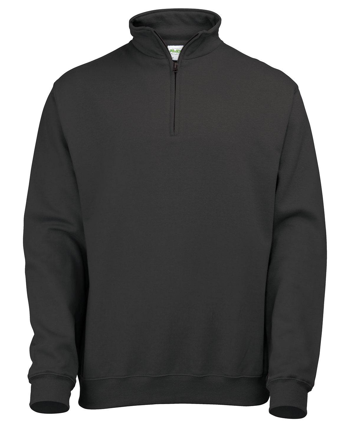 Jet Black - Sophomore ¼ zip sweatshirt