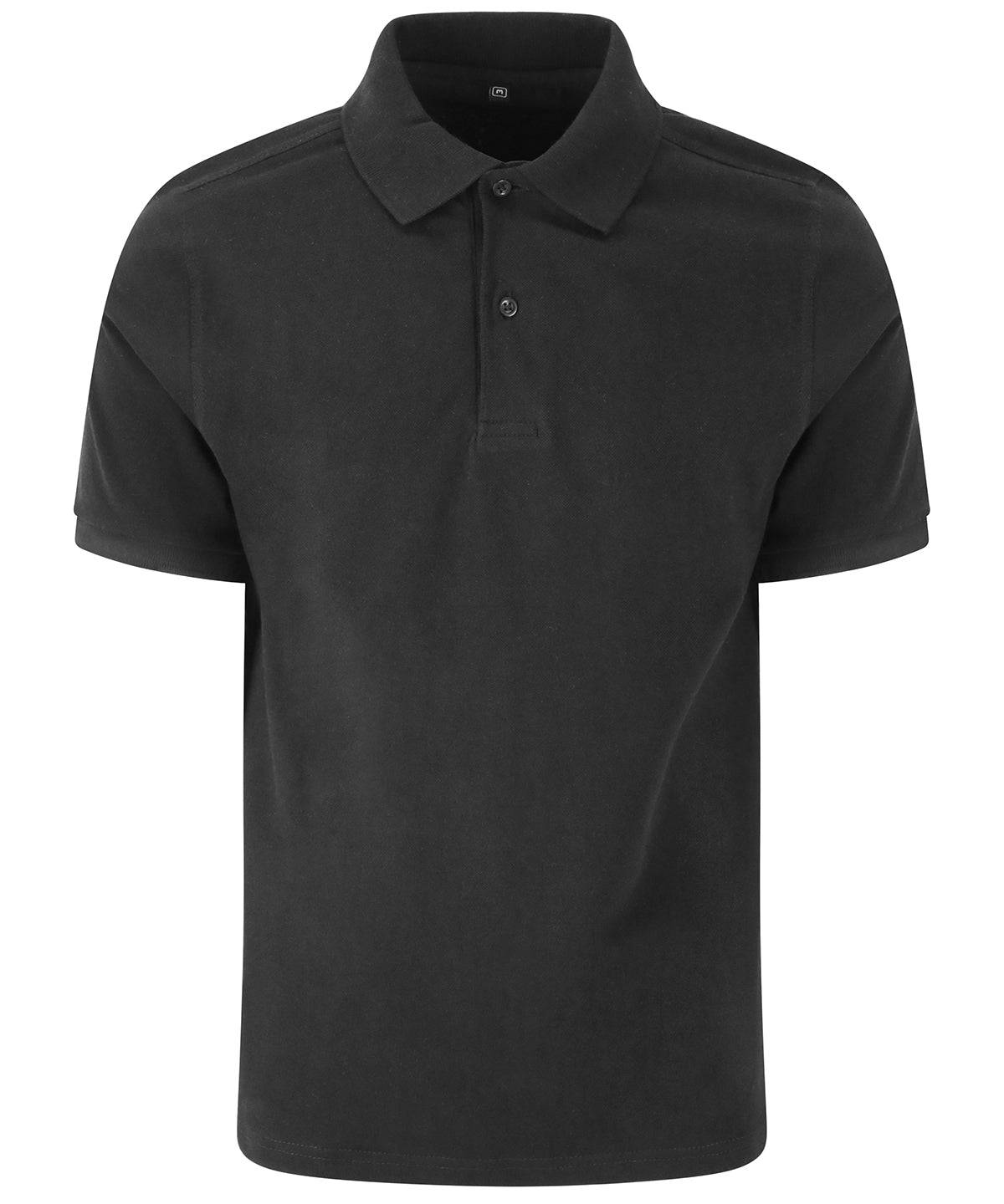 Black - Stretch polo