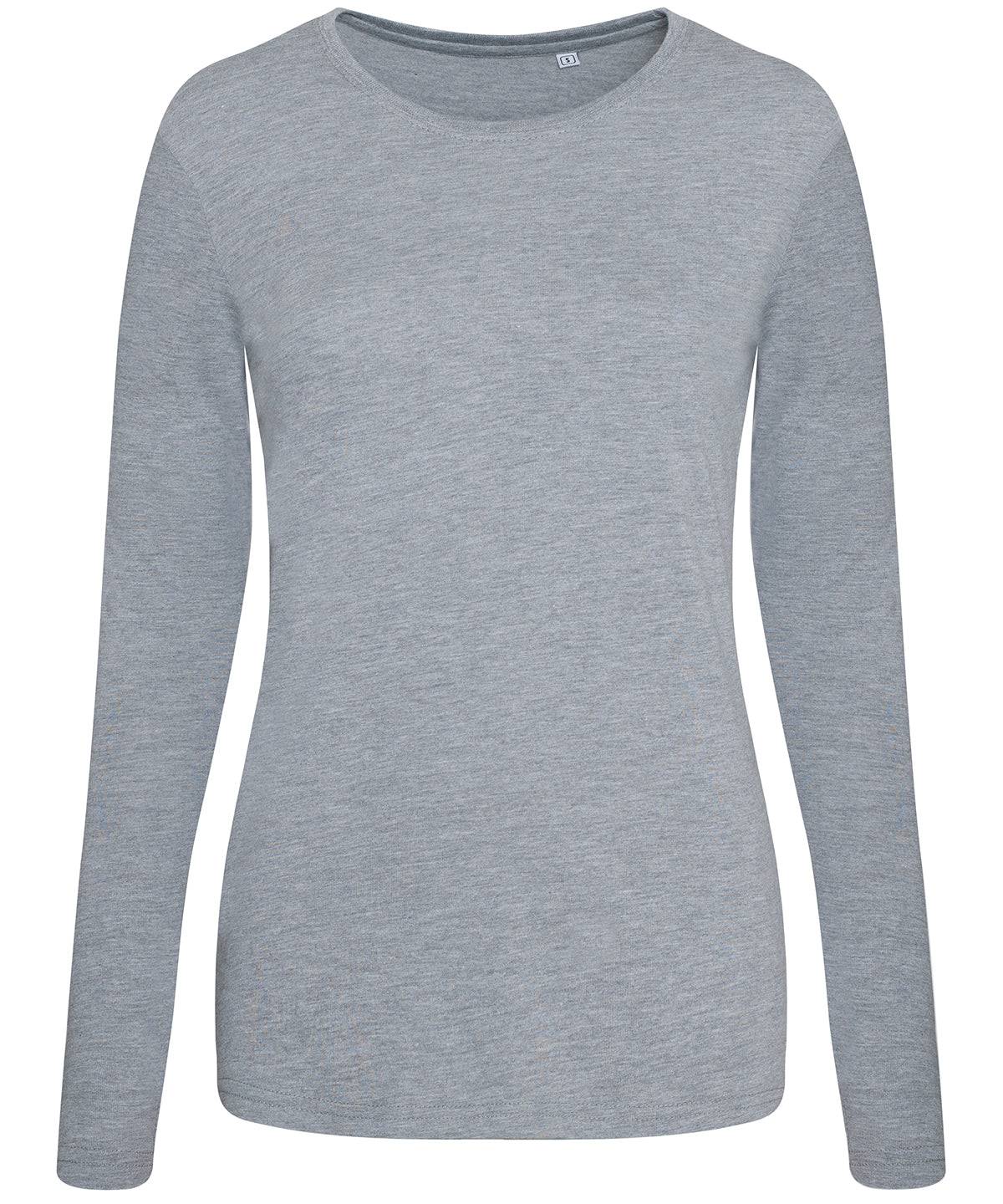 Heather Grey - Women's triblend T long sleeve