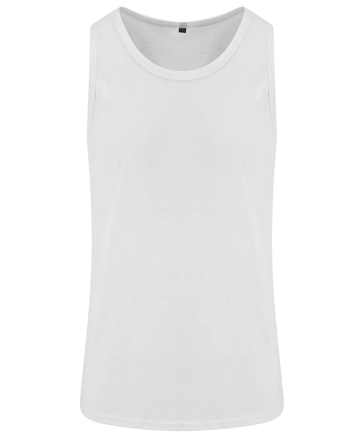 Solid White - Triblend vest