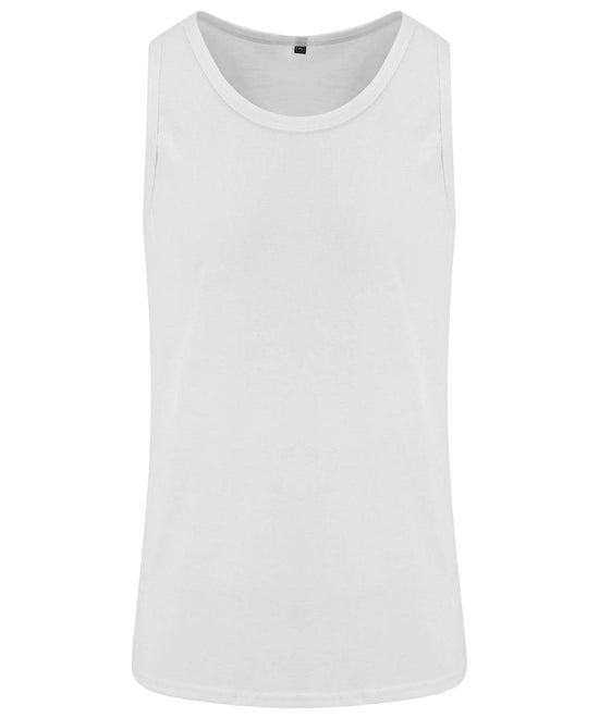 Solid White - Triblend vest