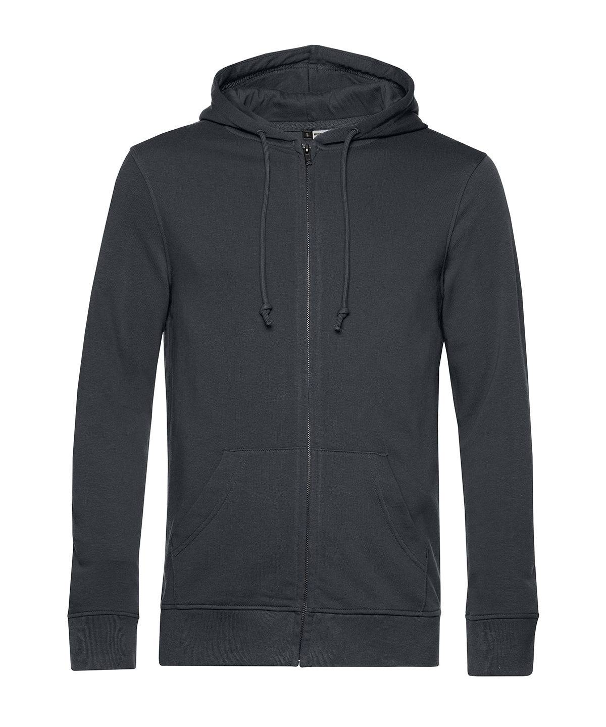 Asphalt - B&C Inspire Zipped Hood