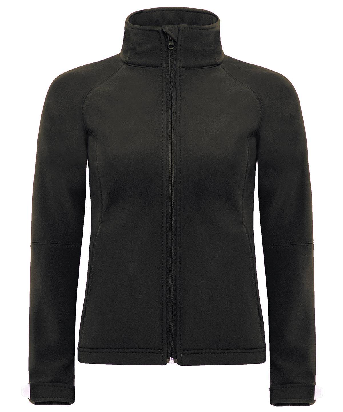 Black - B&C Hooded softshell /women