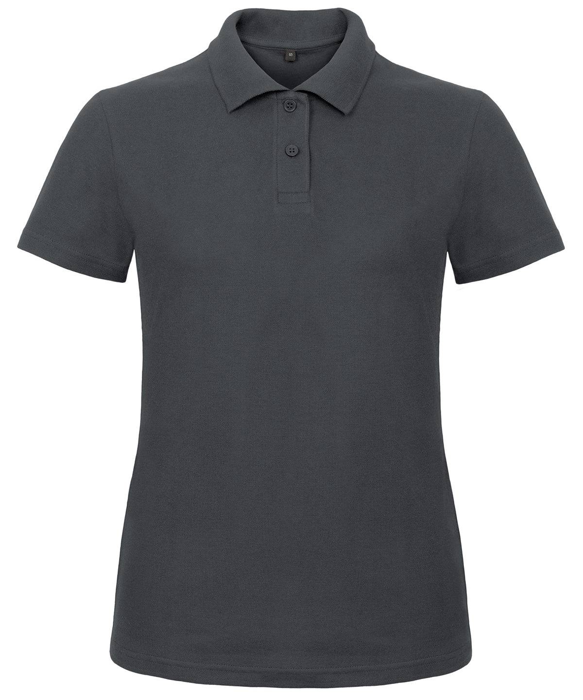 Load image into Gallery viewer, Anthracite - B&amp;amp;C ID.001 polo /women
