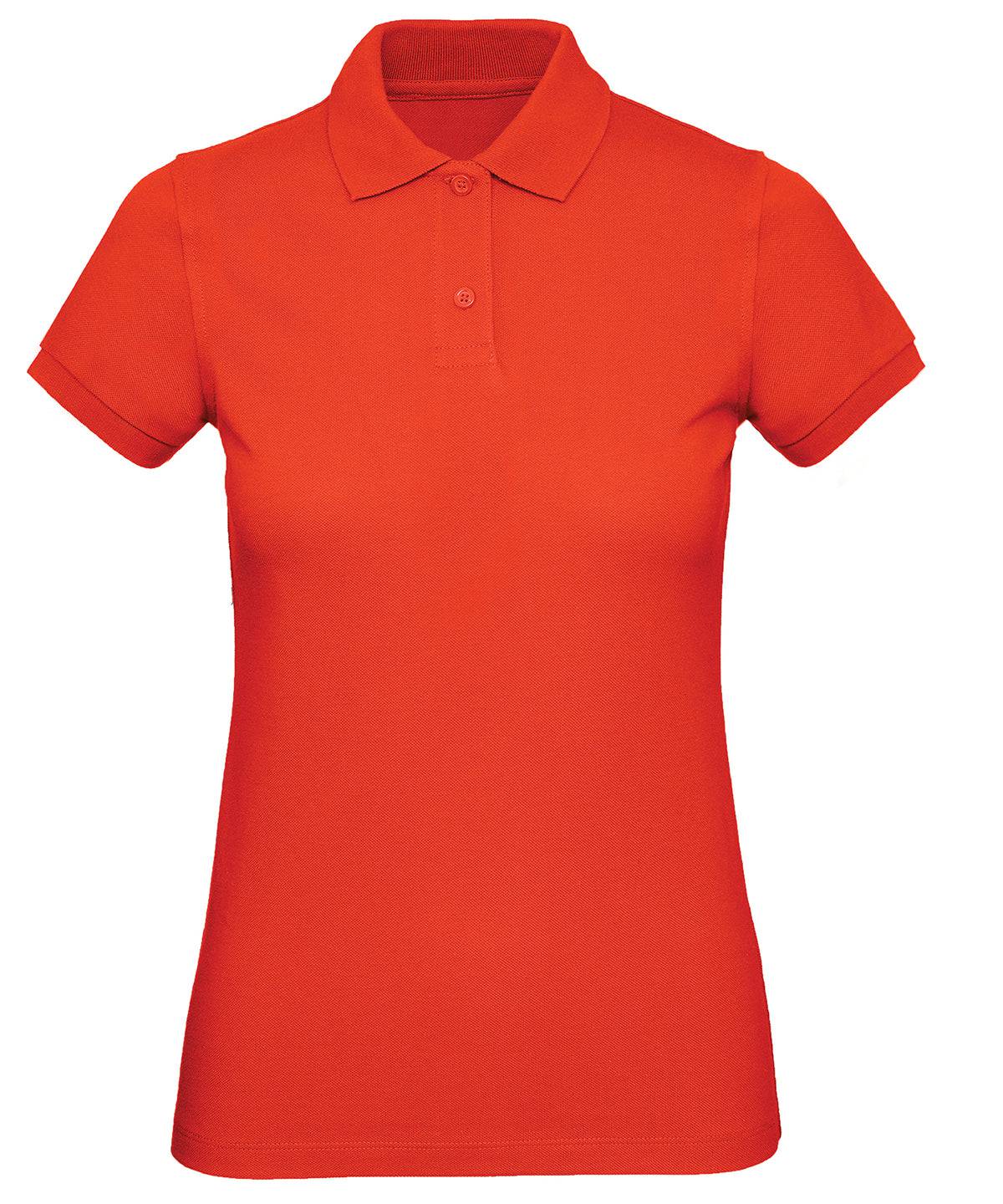 Fire Red - B&C Inspire Polo /women