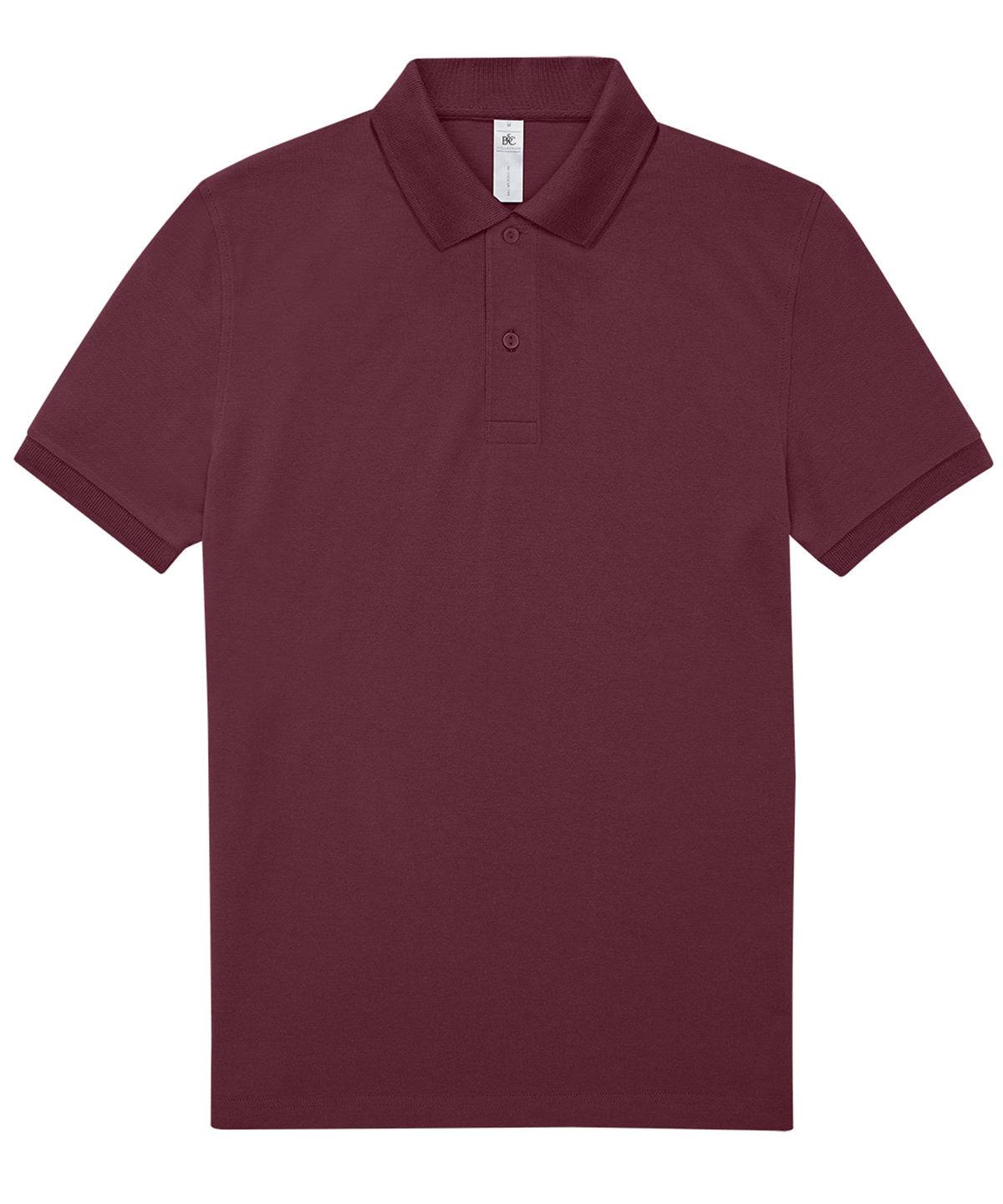 Burgundy - B&C My Polo 180