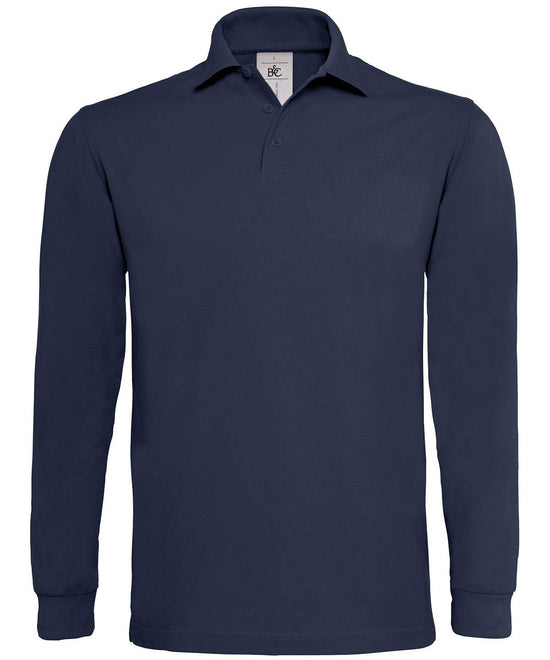 Navy - B&C Heavymill long sleeve