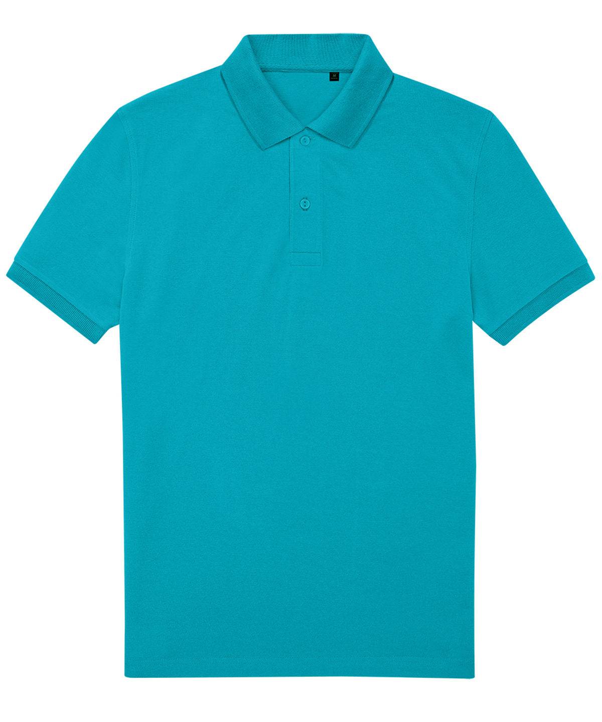 Load image into Gallery viewer, Pop Turquoise - B&amp;amp;C My Eco Polo 65/35
