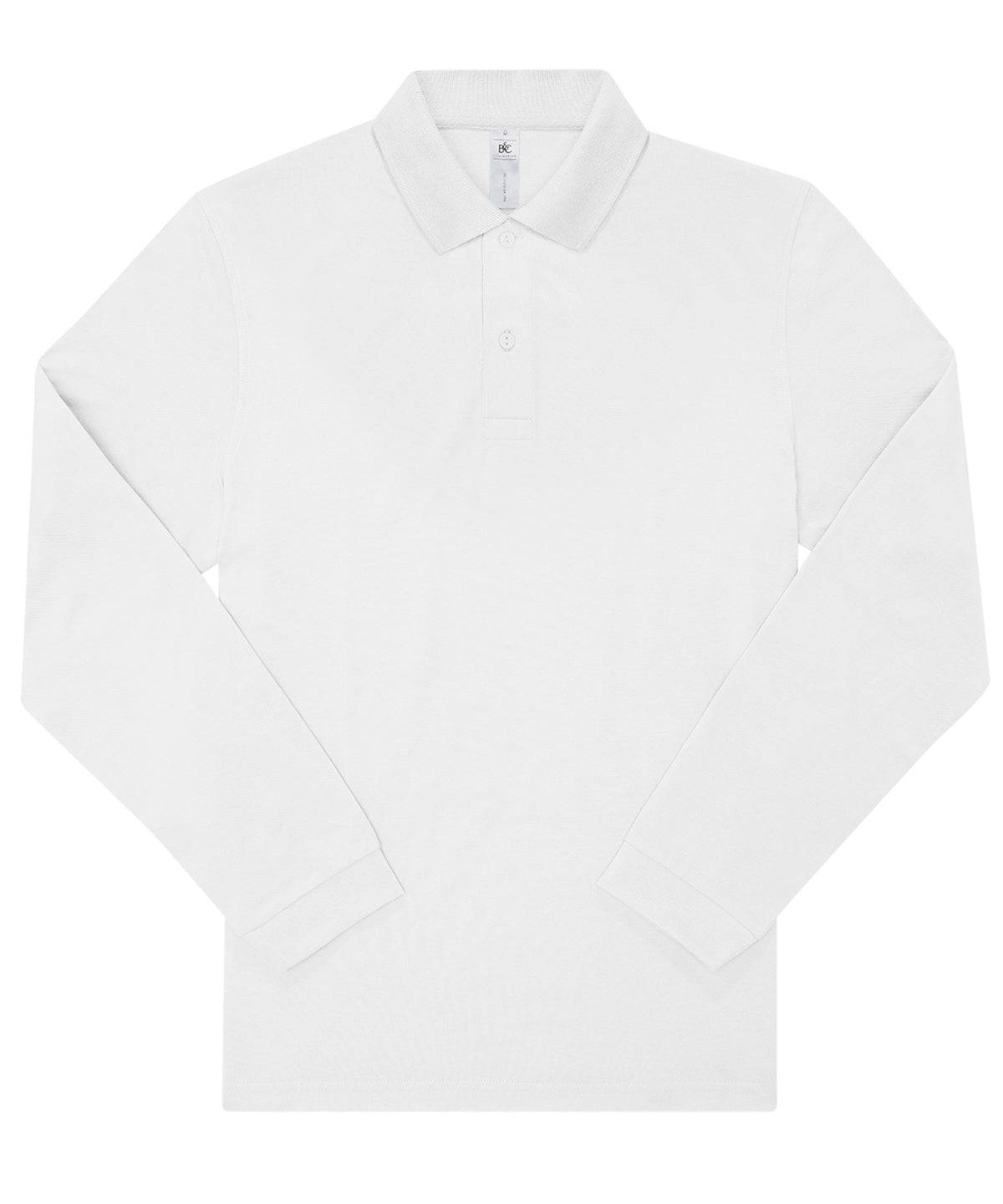 White* - B&C My Polo 180 LSL