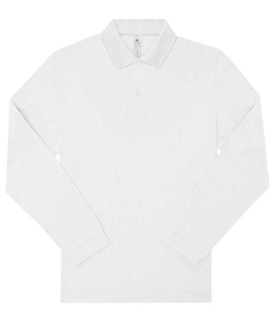 White* - B&C My Polo 180 LSL
