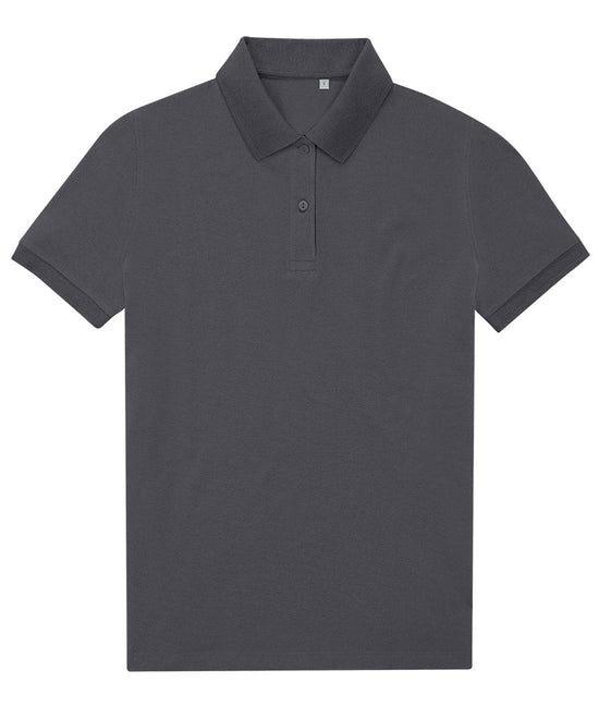 Load image into Gallery viewer, Dark Grey* - B&amp;amp;C My Eco Polo 65/35 /Women
