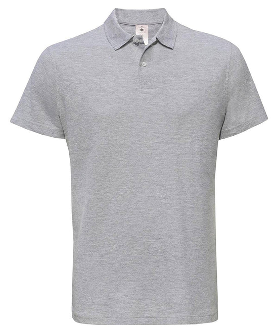 Load image into Gallery viewer, Heather Grey - B&amp;amp;C ID.001 polo
