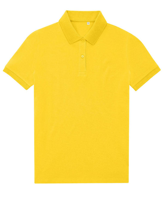 Load image into Gallery viewer, Pop Yellow - B&amp;amp;C My Eco Polo 65/35 /Women
