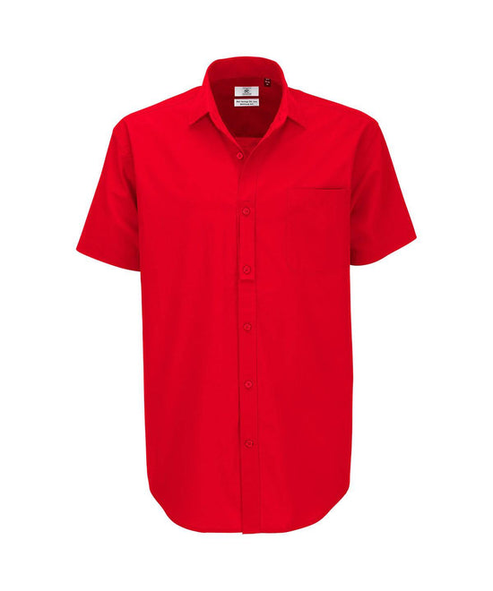 Load image into Gallery viewer, Deep Red - B&amp;amp;C Heritage short sleeve /men
