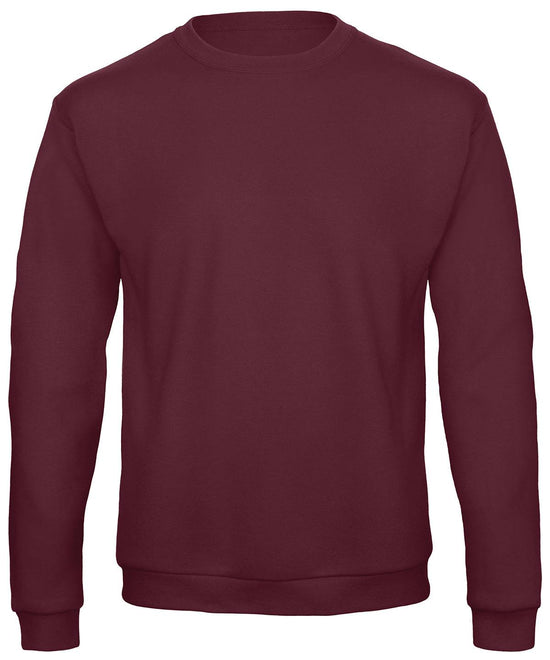 Burgundy - B&C ID.202 50/50 sweatshirt