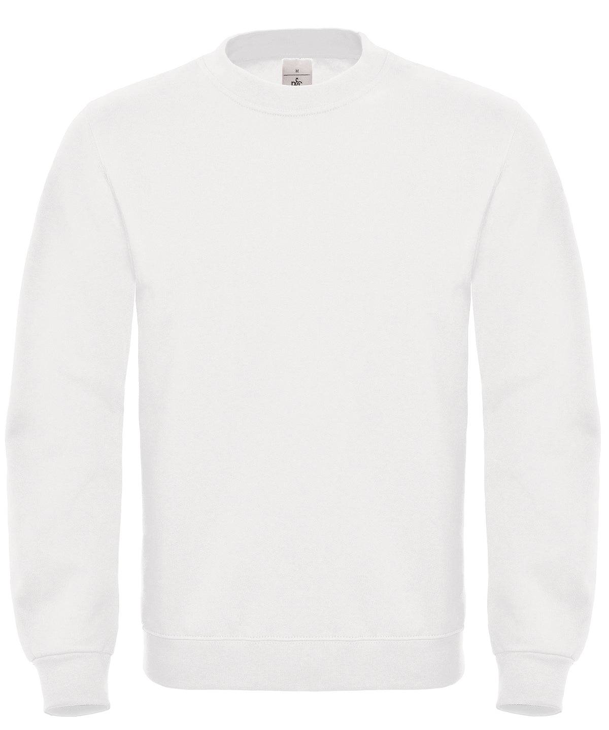 White - B&C ID.002 Sweatshirt