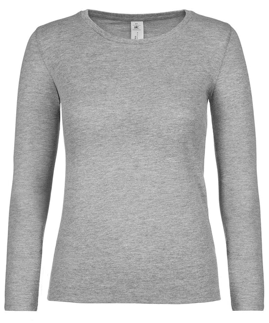 Sport Grey* - B&C #E150 long sleeve /women