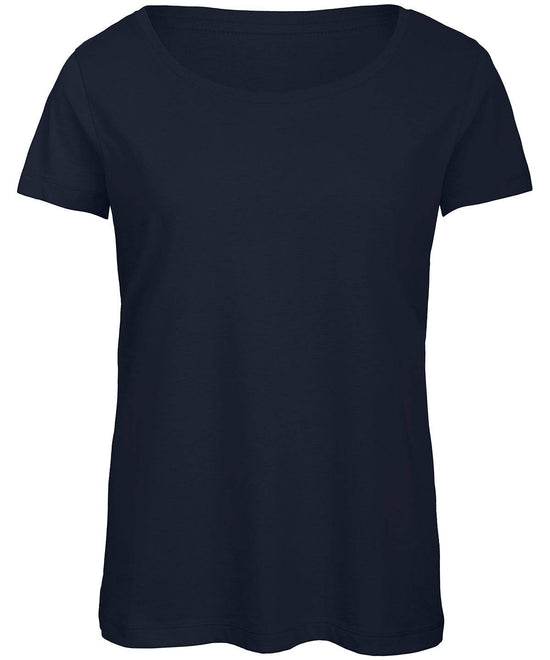 Load image into Gallery viewer, Navy - B&amp;amp;C Triblend /women
