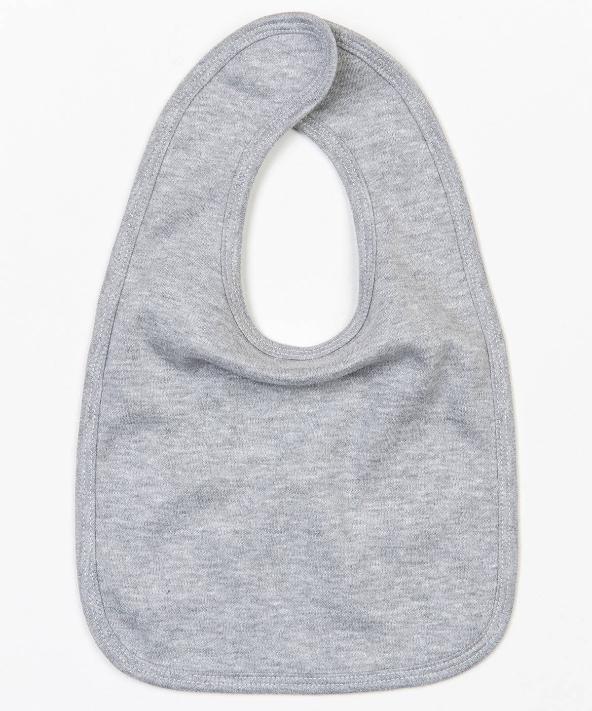 Heather Grey Melange - Baby bib