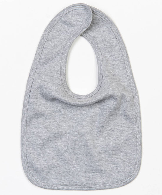 Heather Grey Melange - Baby bib