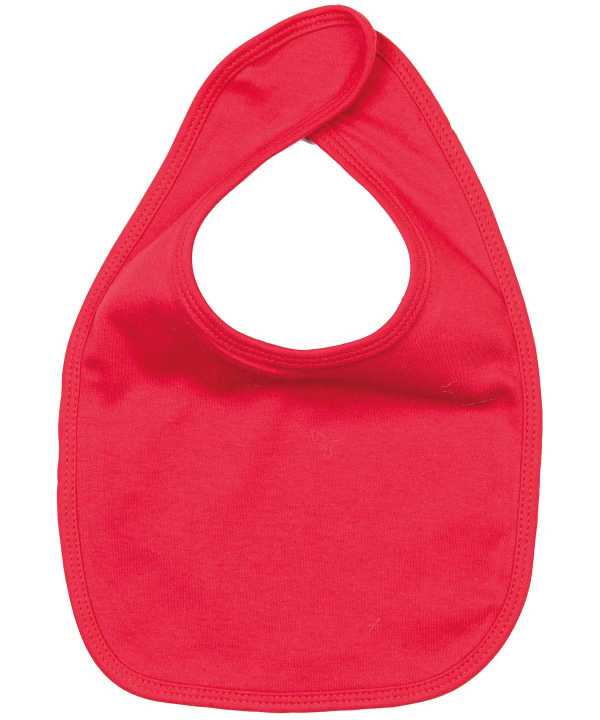 Red - Baby bib