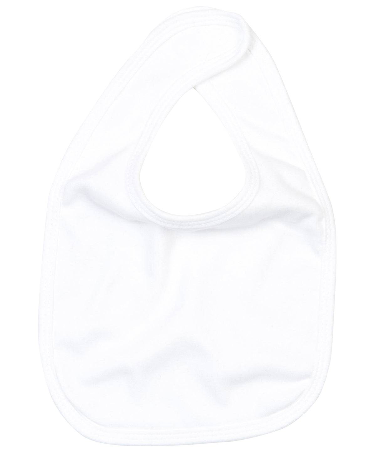 White - Baby bib