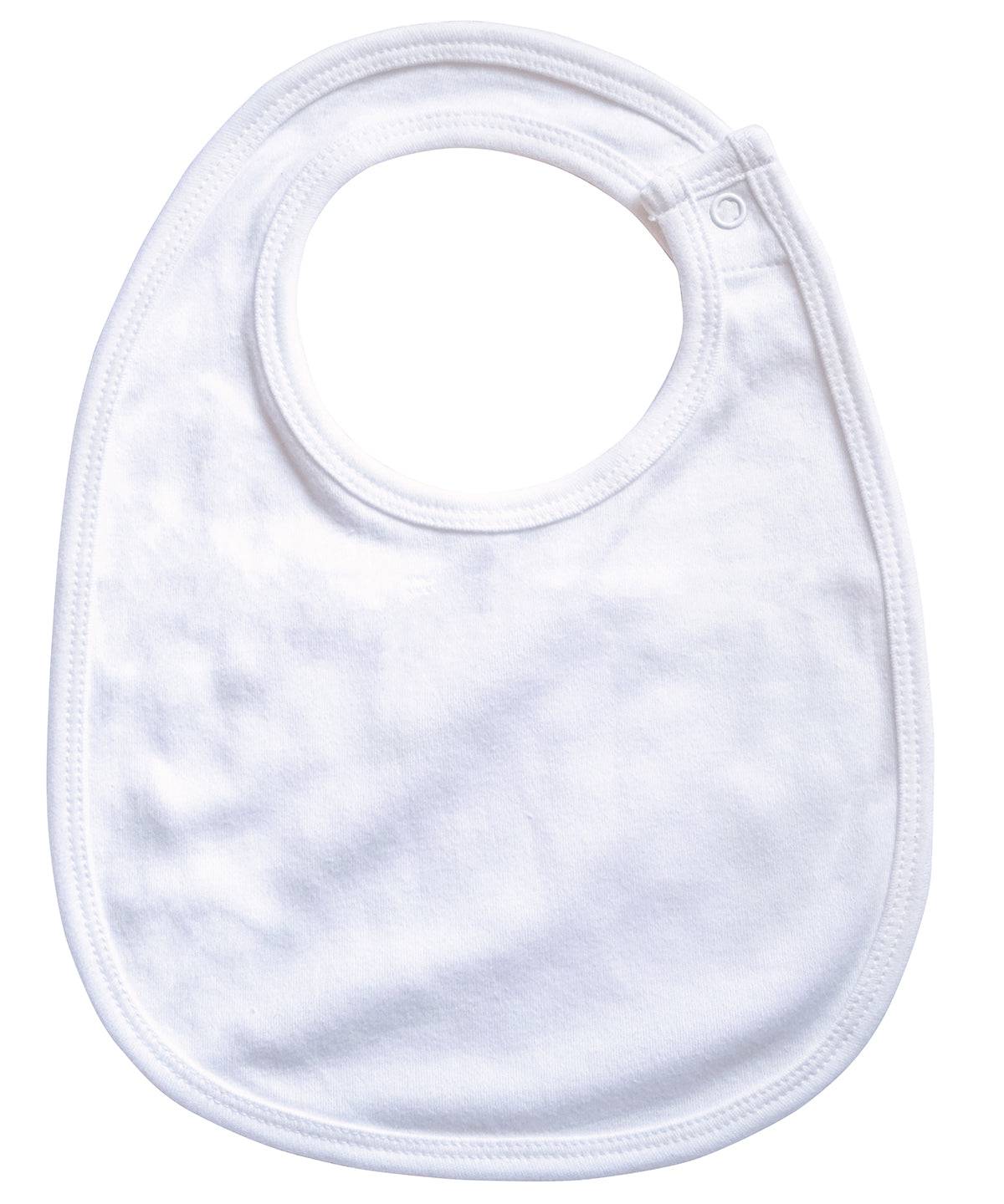 White - Single layer bib