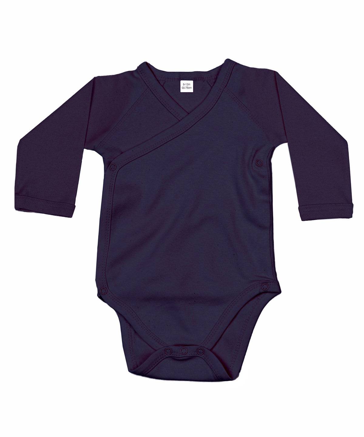 Nautical Navy - Baby long sleeve kimono bodysuit