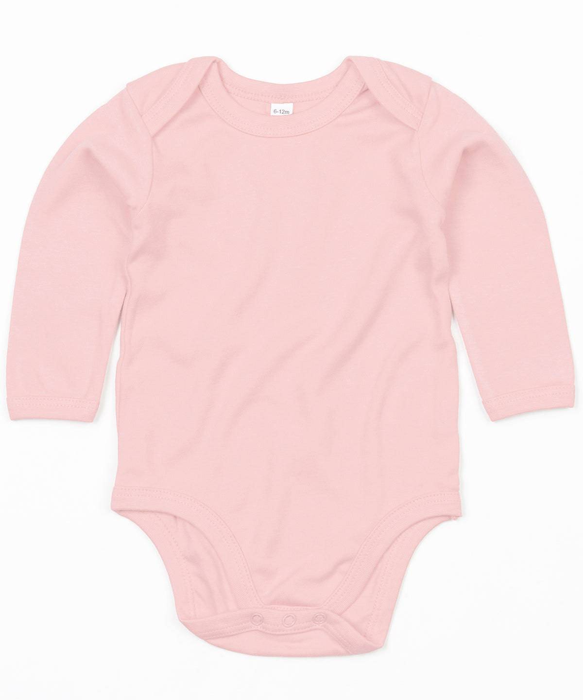 Organic Powder Pink - Baby organic long sleeve bodysuit